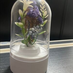 Elegant Floral LED Dome Light